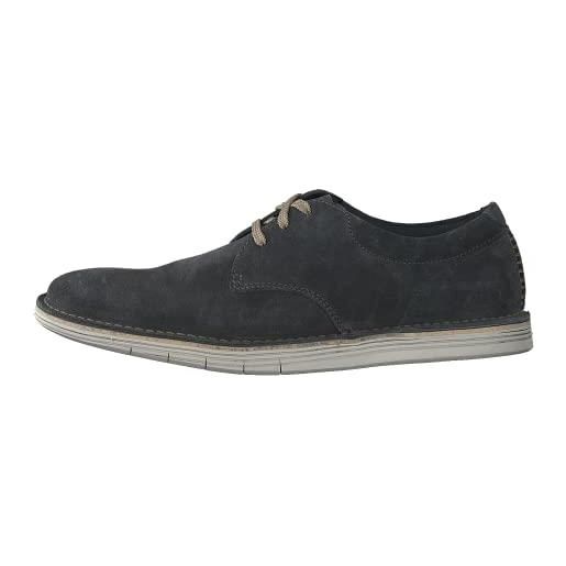 Clarks forge vibe mens casual lace up shoes 42.5 eu storm suede