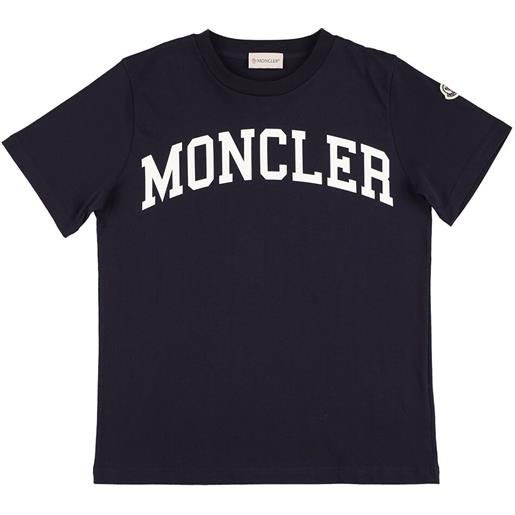 MONCLER t-shirt in jersey di cotone stampato