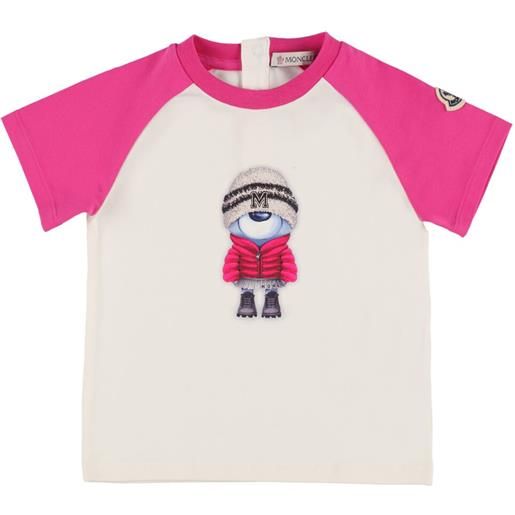 MONCLER t-shirt in jersey di cotone stretch