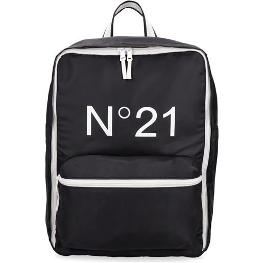 N°21 zaino in nylon con stampa logo