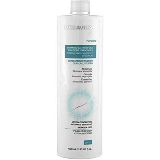 Medavita puroxine shampoo purificante antiforfora azione istantanea 1000ml - shampoo antiforfora azione immediata