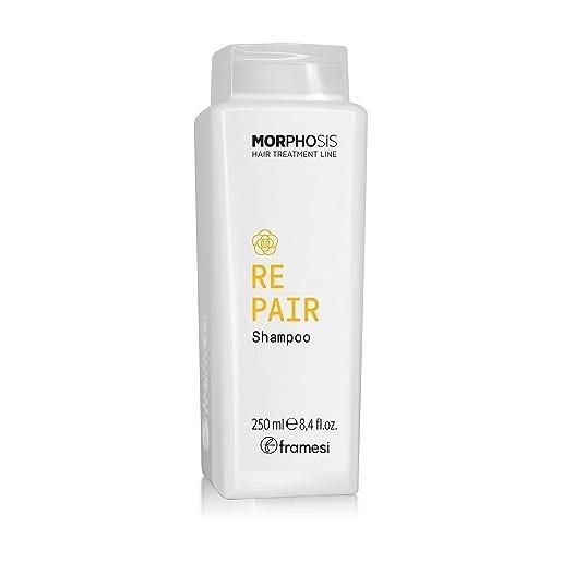 Framesi new morphosis hair treatment line | repair shampoo 250 ml