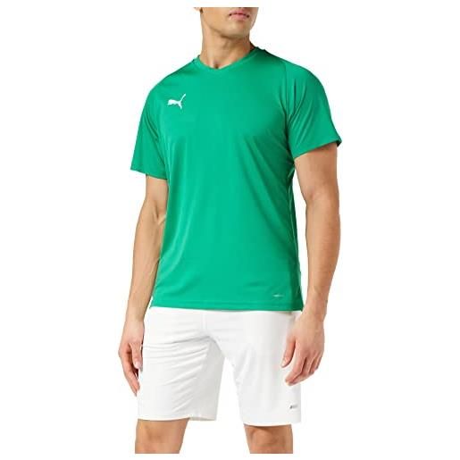 Puma liga jersey core, maglietta da calcio uomo, rosso red white, xxl
