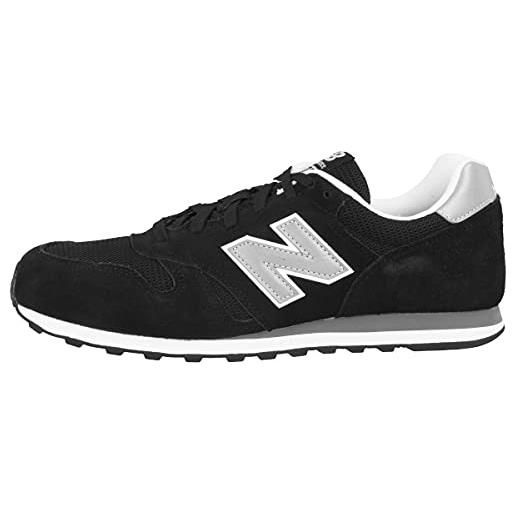 New Balance uomo 373 core scarpe da ginnastica basse, nero (black), 36 eu, 