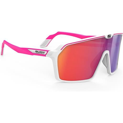 Rudy Project occhiali rudy spinshield - white pink fluo multilaser red standard / bianco