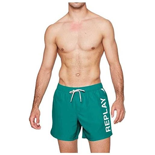 REPLAY lm1098.000.82972r, costume a boxer uomo, verde(green fluo 311), l