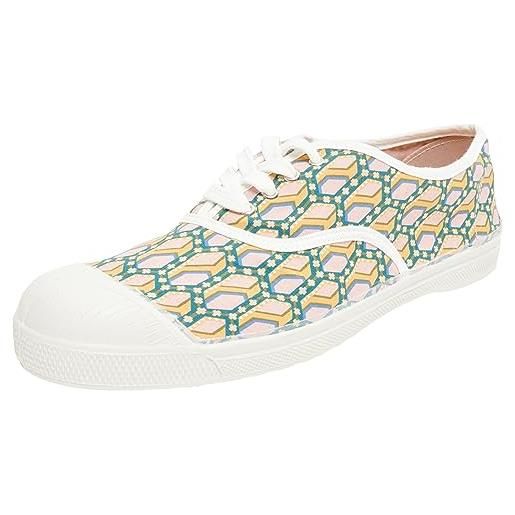 Bensimon ten liberty fem, scarpe da ginnastica donna, fiori libby, 40 eu