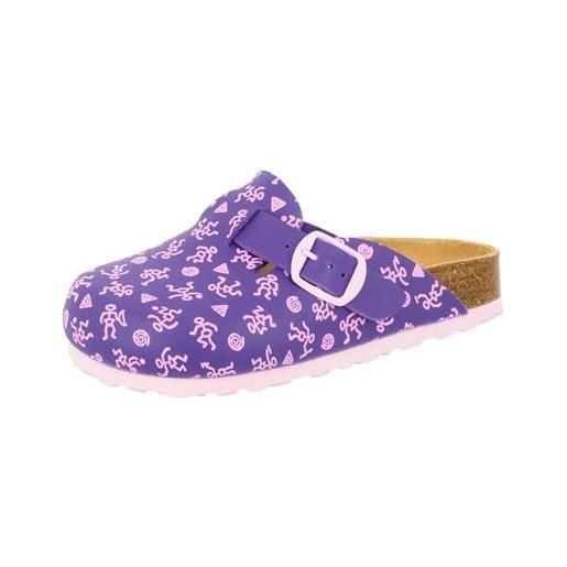 Lico bioline clog kids, zoccoli, viola (lila/rosa lila/rosa), 28 eu