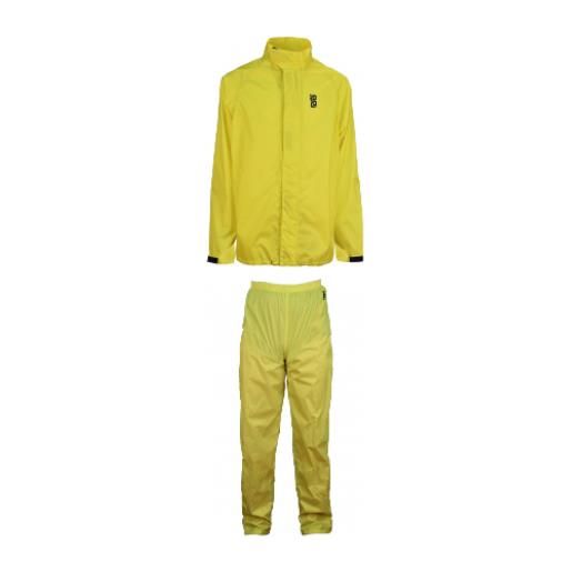 OJ tuta antipioggia system set giallo fluo - OJ l