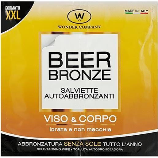 LR COMPANY Srl beer bronze salviette autoabbronzanti 2 buste