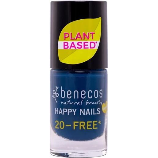 Benecos happy nails smalto unghie - colore nordic blue, 5ml