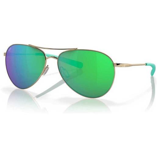 Costa piper mirrored polarized sunglasses oro green mirror 580p/cat2 uomo