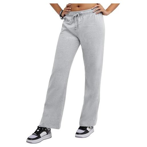 Champion pantaloni da donna, in jersey, leggeri, comodi, da donna, 80 cm (taglie forti disponibili), grigio oxford, xl