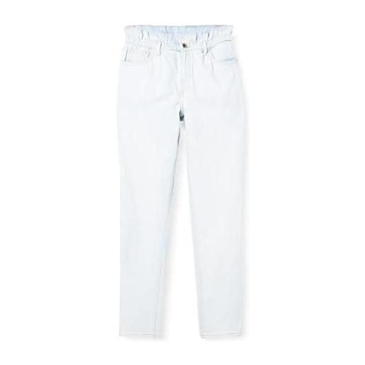 Levi's lvg high loose paperbag jeans bambine e ragazze, bianco, 8 anni