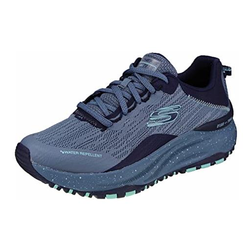 Skechers d'lux trail shoes, stivali da escursionismo donna, slate blue, 40 eu