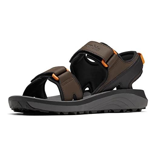 Columbia trailstorm sandal sandali uomo, marrone (cordovan/black), 40 eu