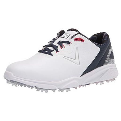 Callaway coronado v2, scarpe da golf uomo, colore: bianco e multicolore, 43 eu