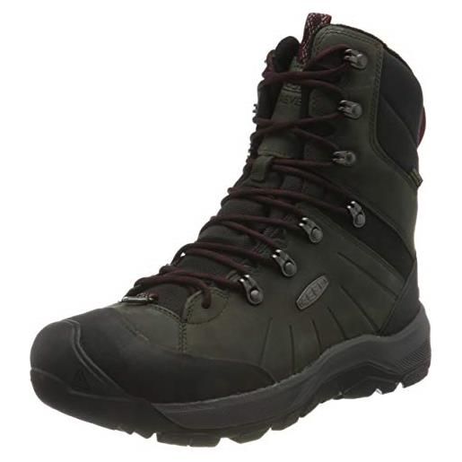 KEEN revel 4 high polar, botas de nieve uomo, grigio (magnet/red carpet), 43 eu