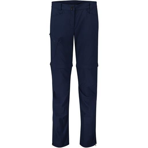 Loeffler zip-off comfort stretch light pants blu 34 / regular donna