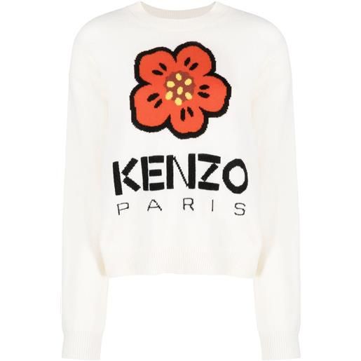 Kenzo maglione boke flower - bianco