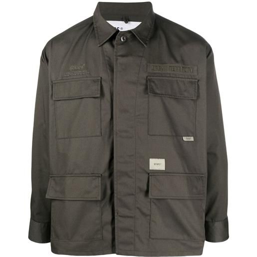 WTAPS giacca-camicia con tasche - verde