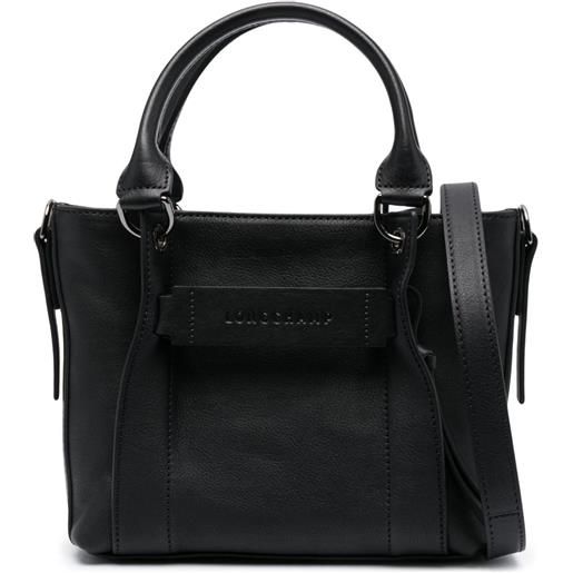 Longchamp borsa tote 3d piccola - nero