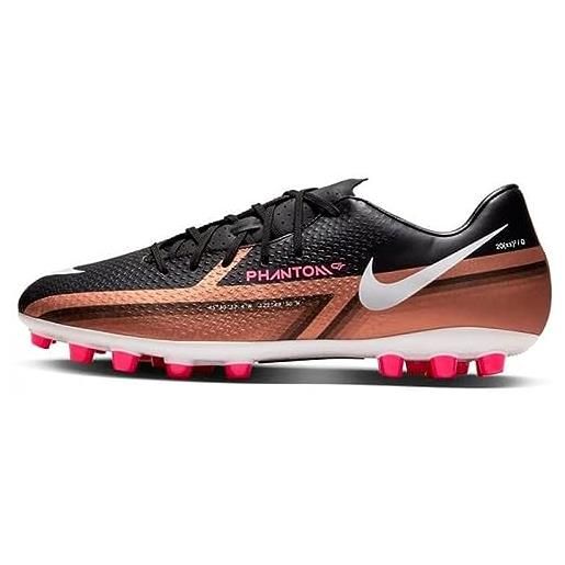Nike phantom gt2 academy ag, sneaker unisex-adulto, metallic copper/metallic copper, 45.5 eu