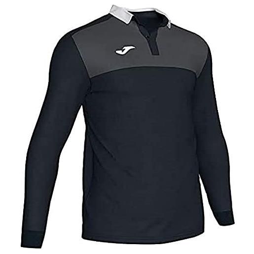 Joma 101332.110. S, polo shirt men's, nero/antracite