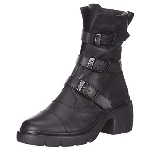 HÖGL biker, stivaletto donna, nero, 35 eu larga