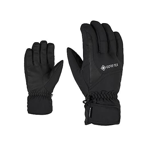 Ziener gloves garwen - guanti da sci gore tex da uomo, uomo, 801059, nero, 9