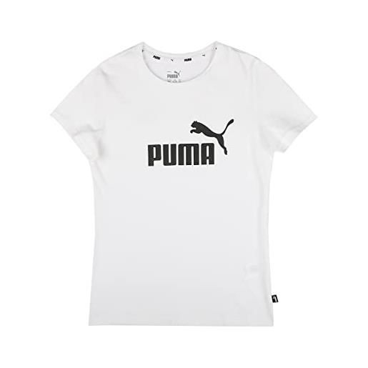 PUMA logo tee & shorts set g, tuta jog bambine e ragazze, colore bianco, 110