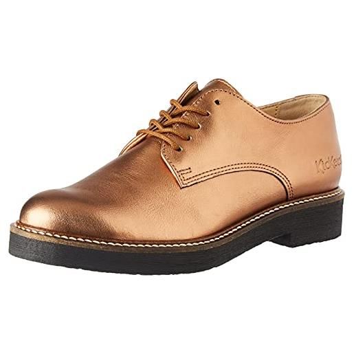 Kickers oxfork, scarpe con le ruote donna, bronzo, 39 eu