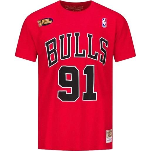 MITCHELL & NESS t-shirt nba rodman 91 bulls