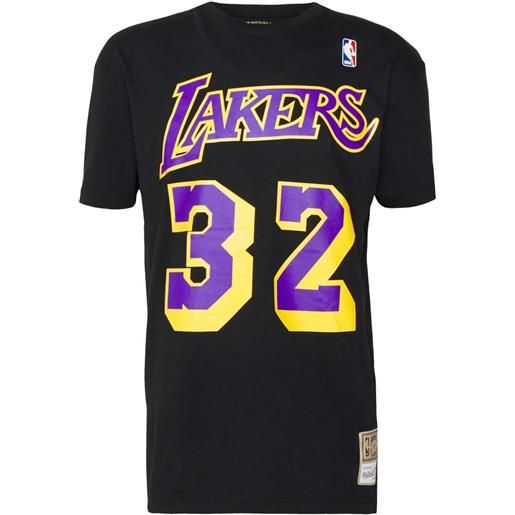 MITCHELL & NESS t-shirt nba name number johnson 32 lakers