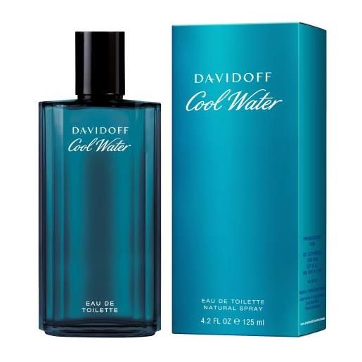 Davidoff cool water 125 ml eau de toilette per uomo
