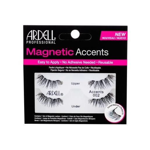 Ardell magnetic accents 002 ciglia finte magnetiche 1 pz tonalità black