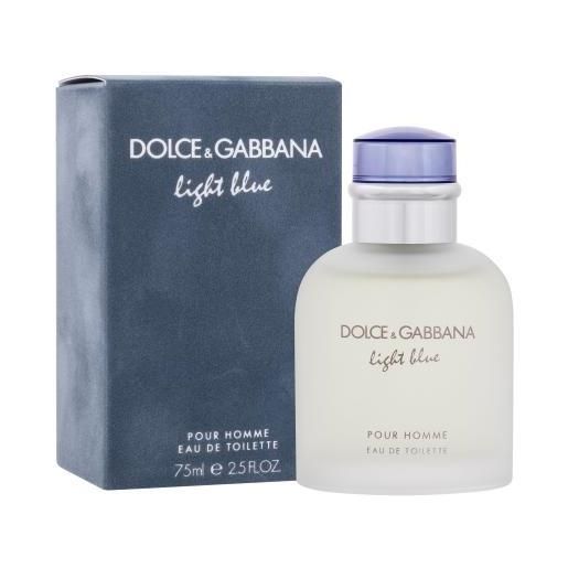 Dolce&Gabbana light blue pour homme 75 ml eau de toilette per uomo