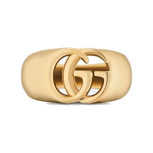 Gucci Gioielli anello da mignolo gucci chevalier gg running in oro giallo