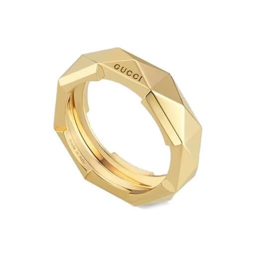 Gucci Gioielli anello gucci link to love in oro giallo con borchie 6 mm