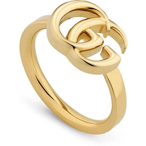 Gucci Gioielli anello gucci gg running in oro giallo con doppia g grande