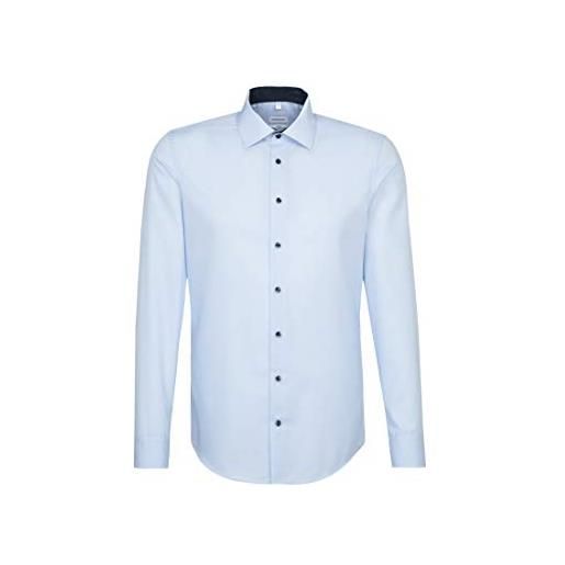 Seidensticker 493690-14 camicia, azzurro, taglia del produttore 41 uomo