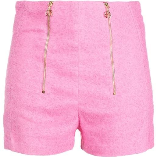Patou shorts con zip - rosa