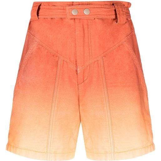 ISABEL MARANT shorts con fantasia tie-dye kaynetd - arancione