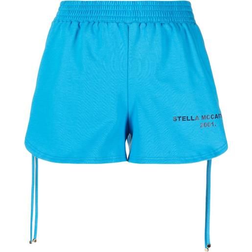 Stella McCartney shorts con coulisse - blu