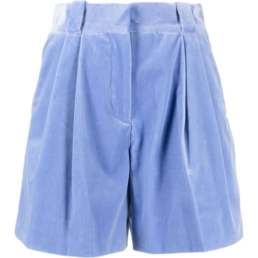 Blazé Milano shorts con pieghe - blu