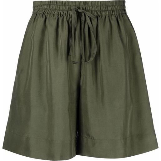 P.A.R.O.S.H. shorts sunny con coulisse - verde