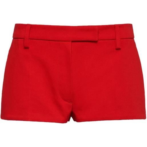 Prada shorts drill - rosso