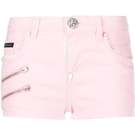 Philipp Plein shorts denim - rosa