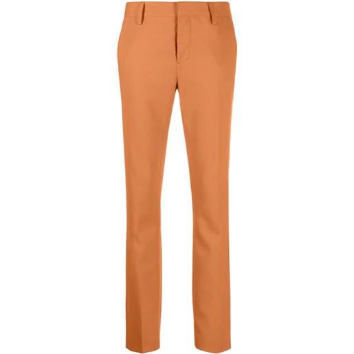 Dsquared2 pantaloni sartoriali slim - arancione
