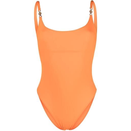 Versace costume intero con motivo medusa - arancione